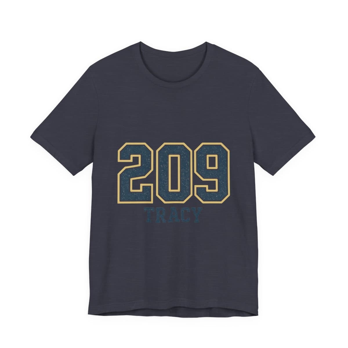 209 Proud Unisex Tee - Heather Midnight Navy