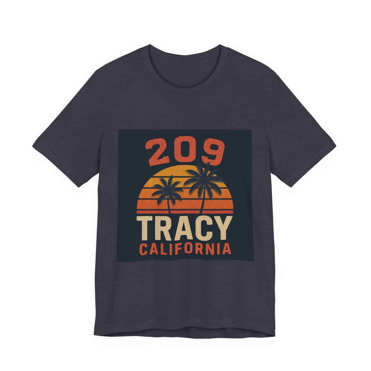 209 Vintage Tracy Tee - Heather Midnight Navy