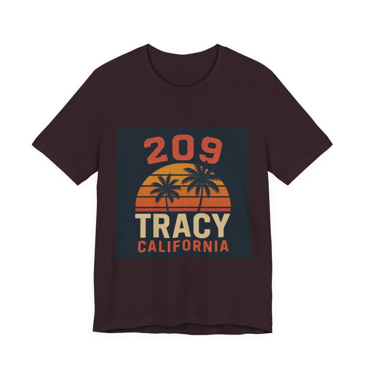 209 Vintage Tracy Tee - Oxblood Black