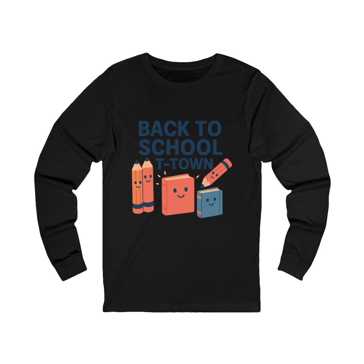 Back to School T-Town Long Sleeve - Black