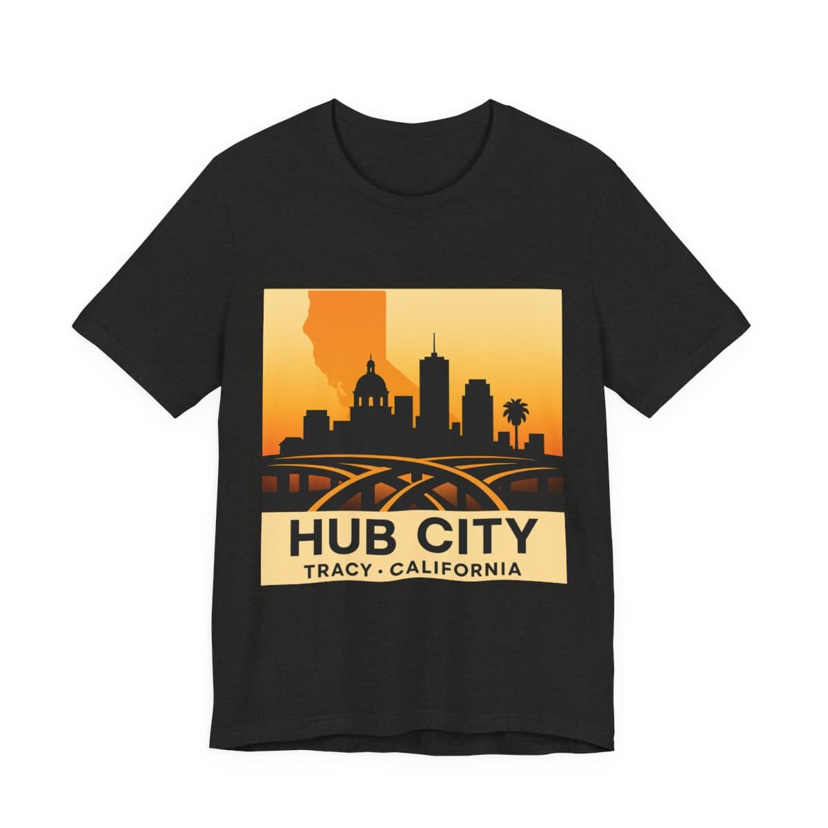 T-Town Tracy Tee - Black Heather