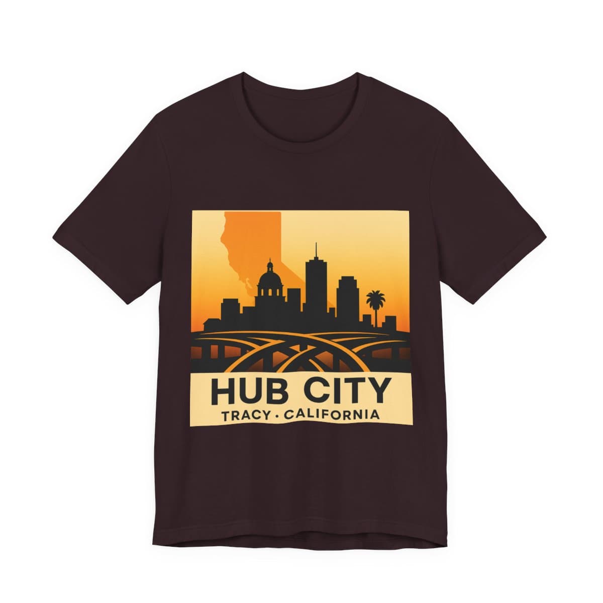 T-Town Tracy Tee - Oxblood Black