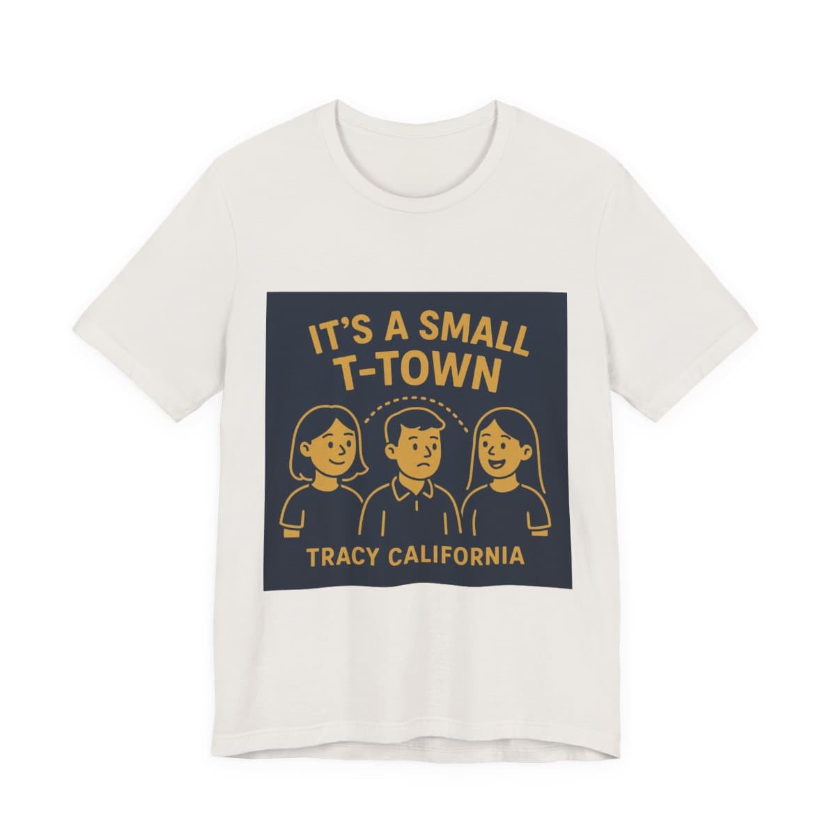 Small Town Tracy Tee - Vintage White