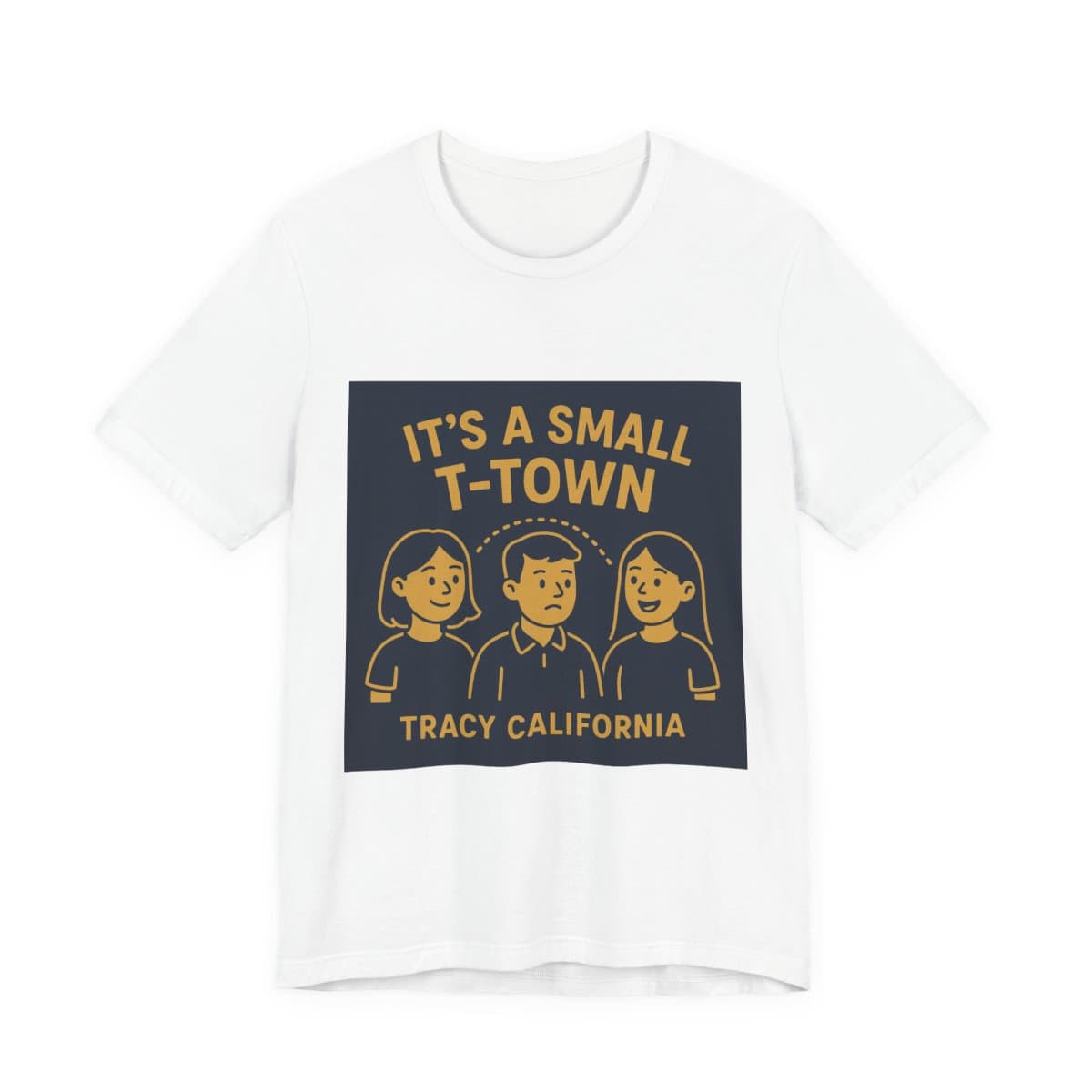 Small Town Tracy Tee - White