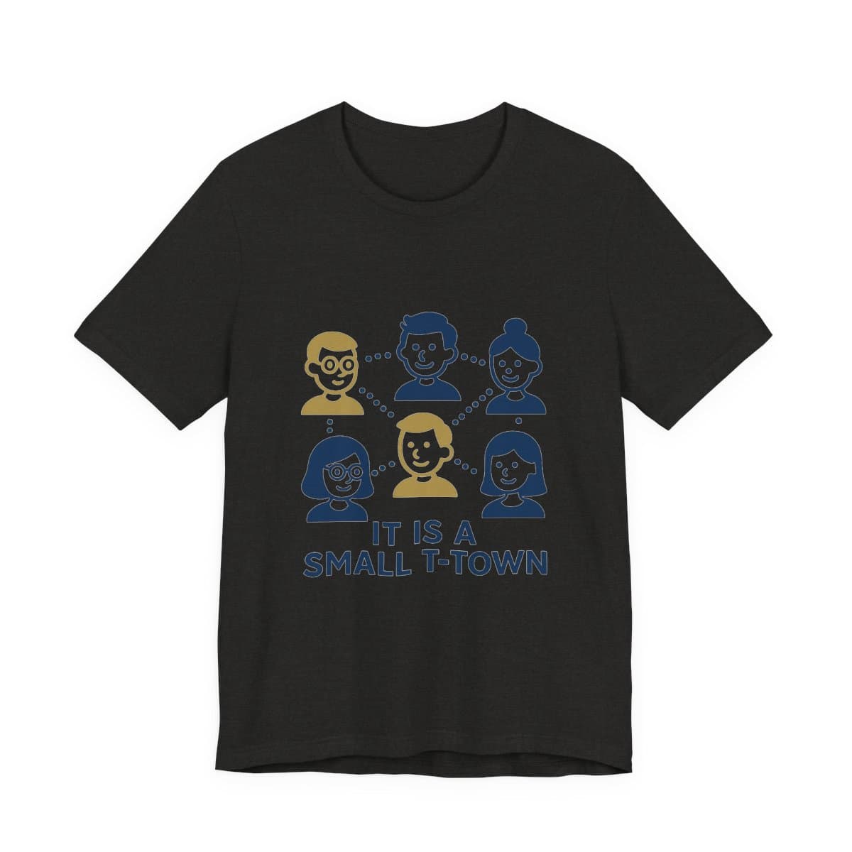 Small Town Tracy Tee - Black Heather