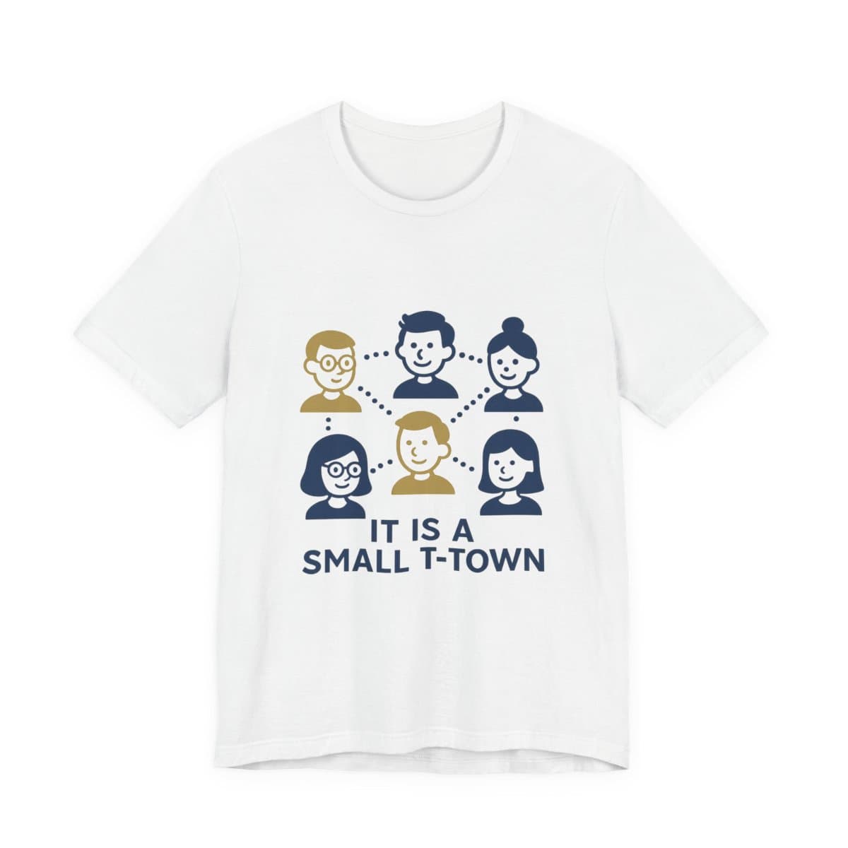 Small Town Tracy Tee - Solid White Blend