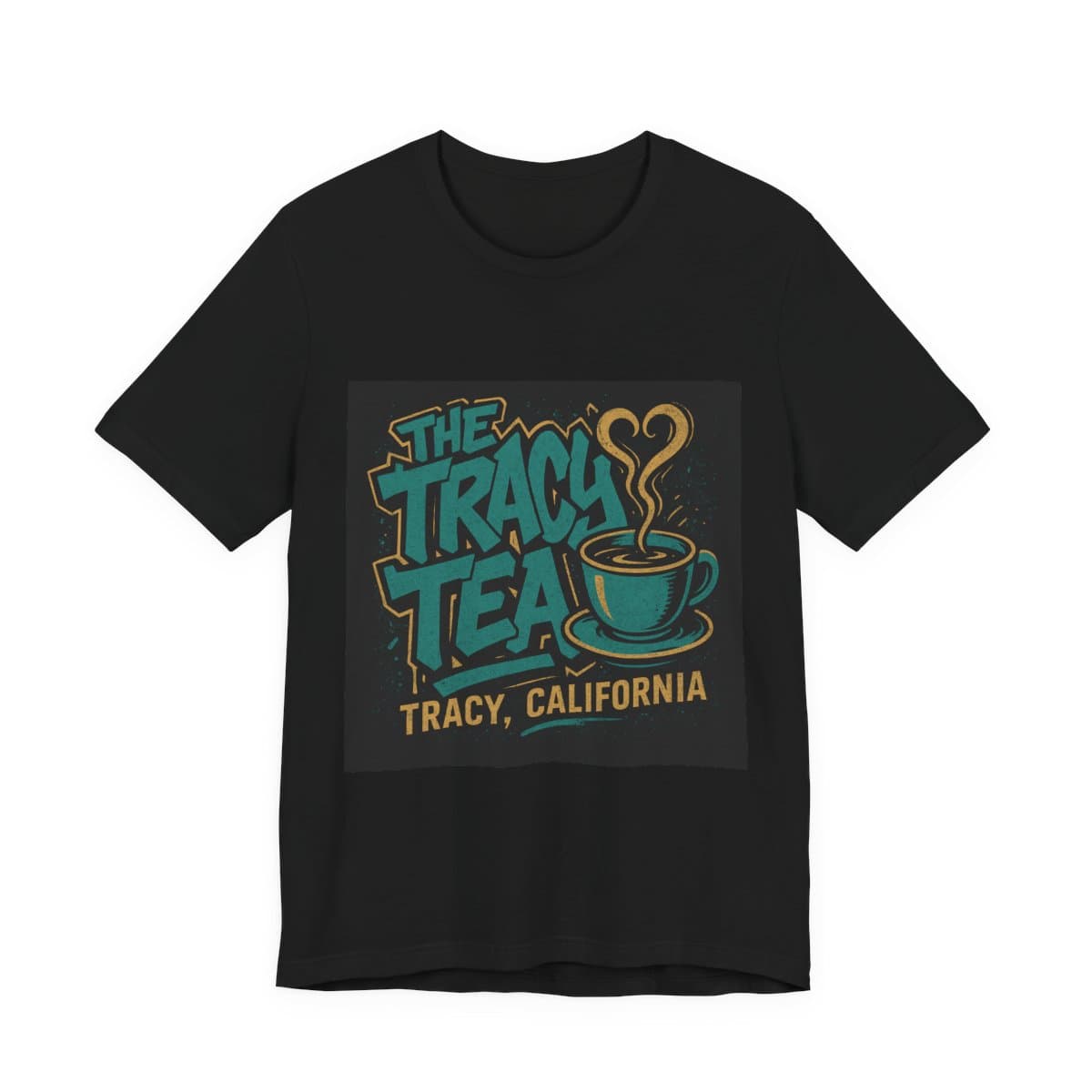 The Tracy Tea Tee - Black