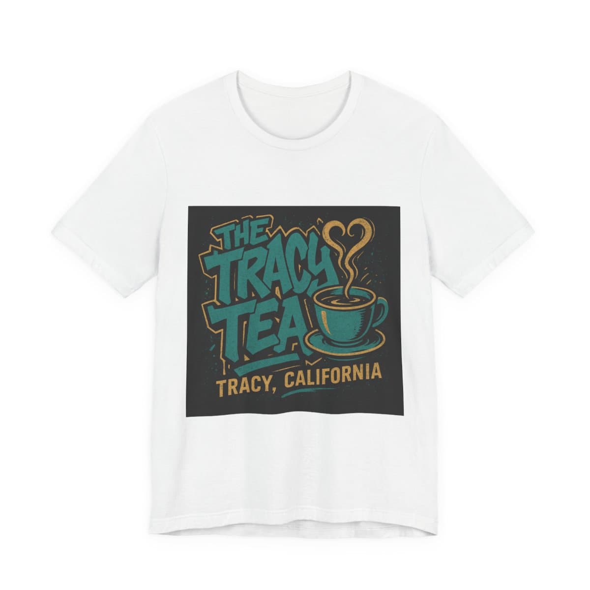 The Tracy Tea Tee - Solid White Blend