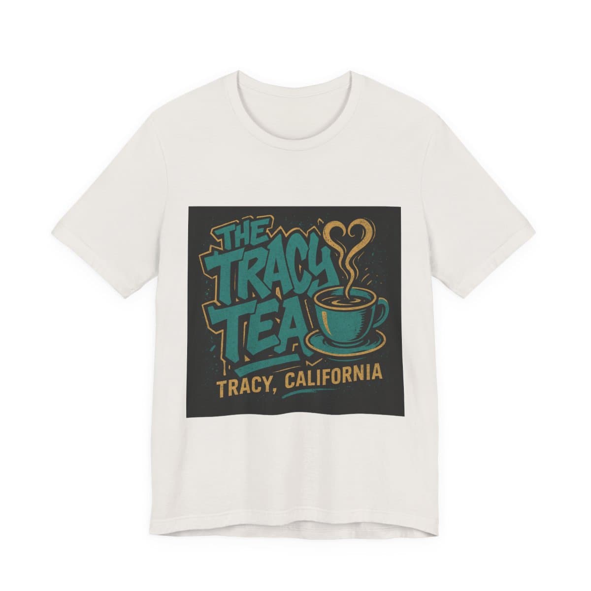The Tracy Tea Tee - Vintage White