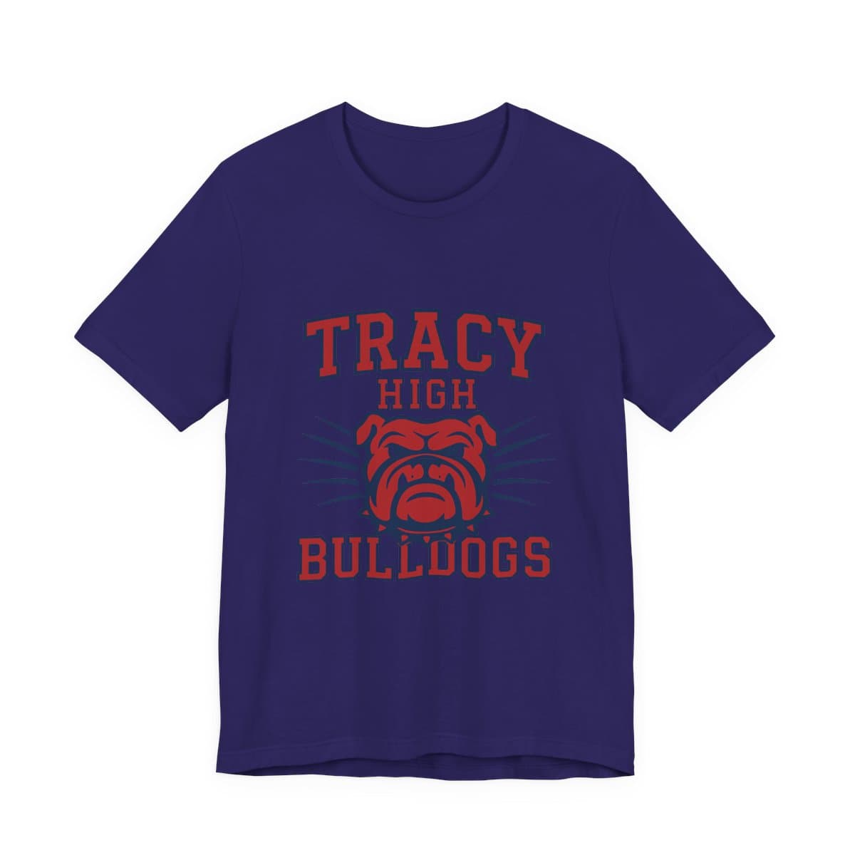Tracy High Bulldogs Tee - Team Navy