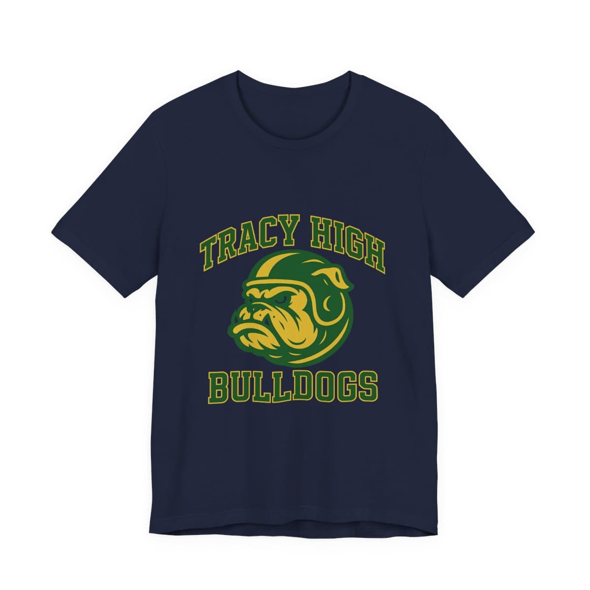 Tracy High Bulldogs Tee - Navy