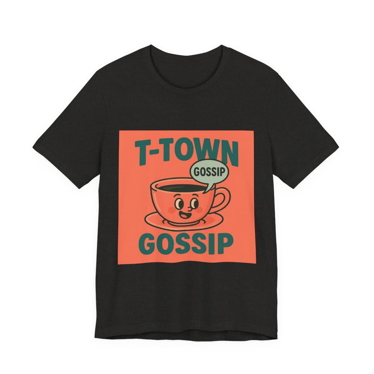 T-Town Gossip Tee - Black Heather