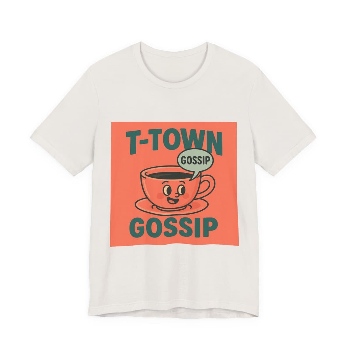 T-Town Gossip Tee - Vintage White
