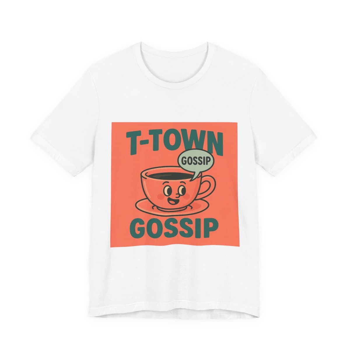 T-Town Gossip Tee - White