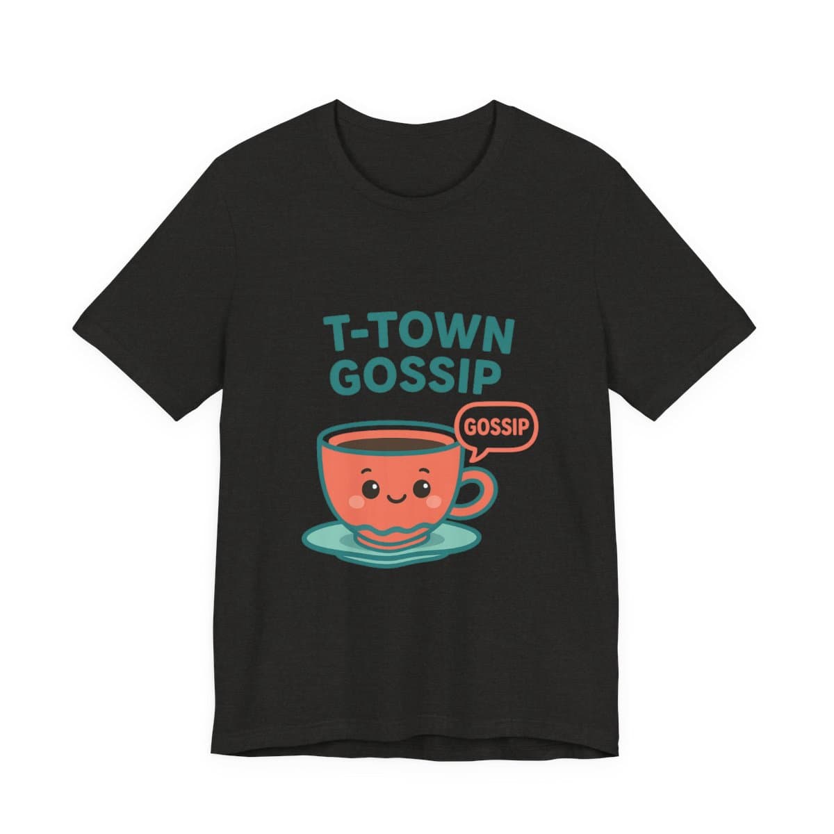 T-Town Gossip Tee - Black Heather