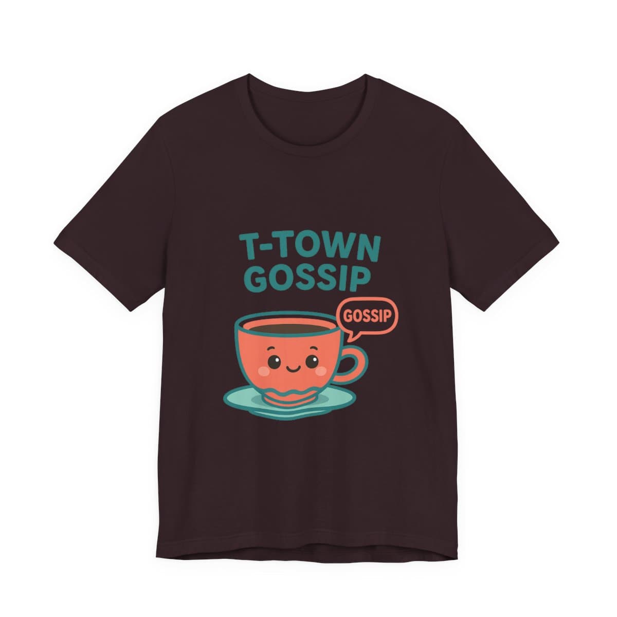T-Town Gossip Tee - Oxblood Black