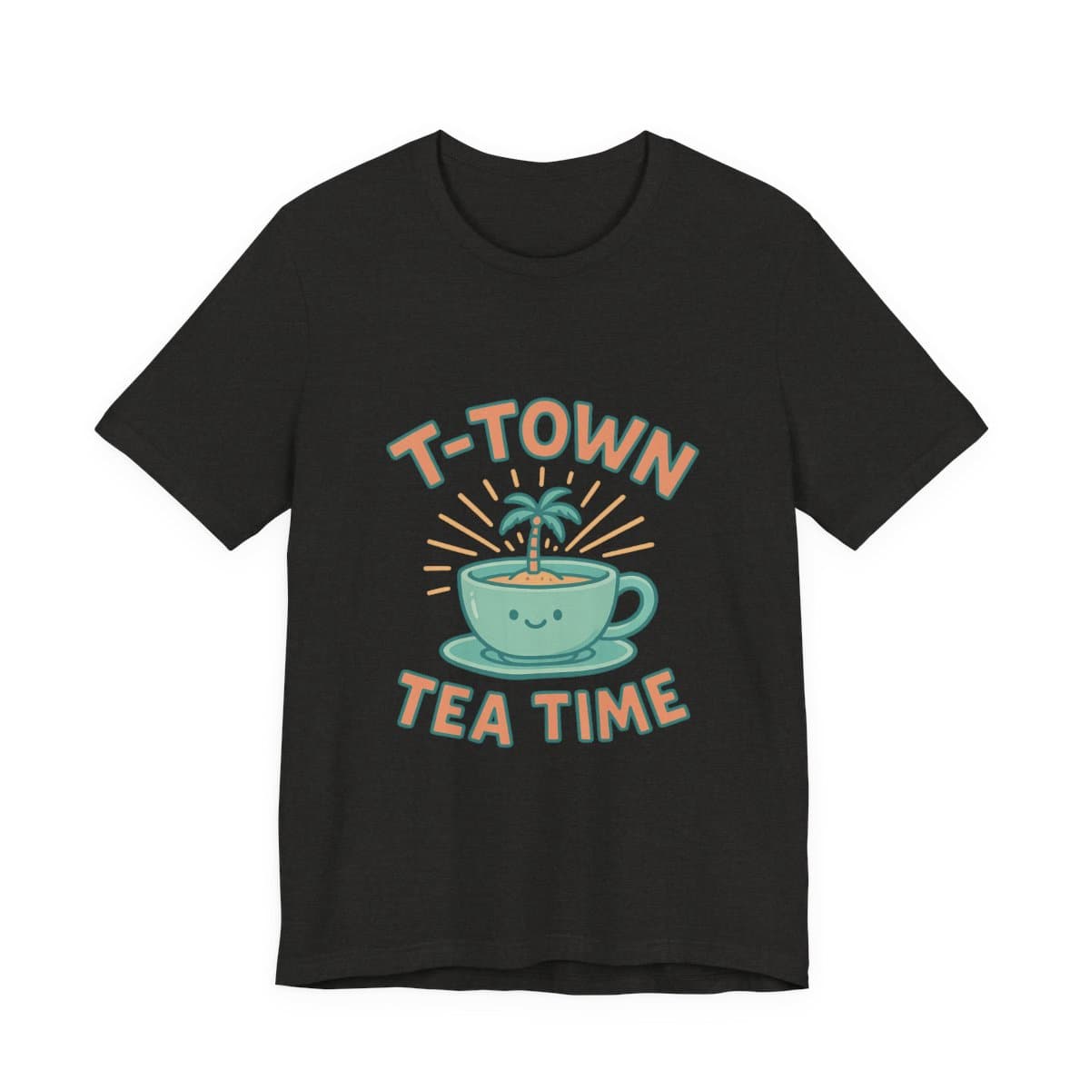 T-Town Tea Time Tee - Black Heather