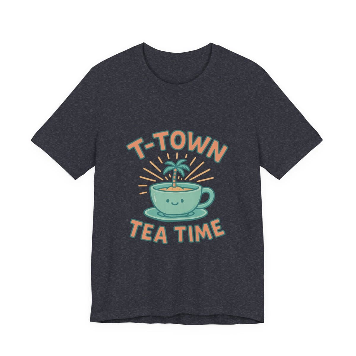 T-Town Tea Time Tee - Heather Navy