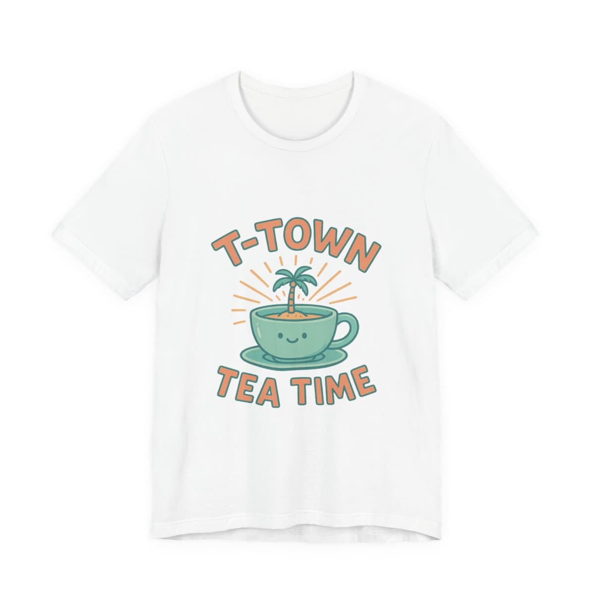 T-Town Tea Time Tee - White