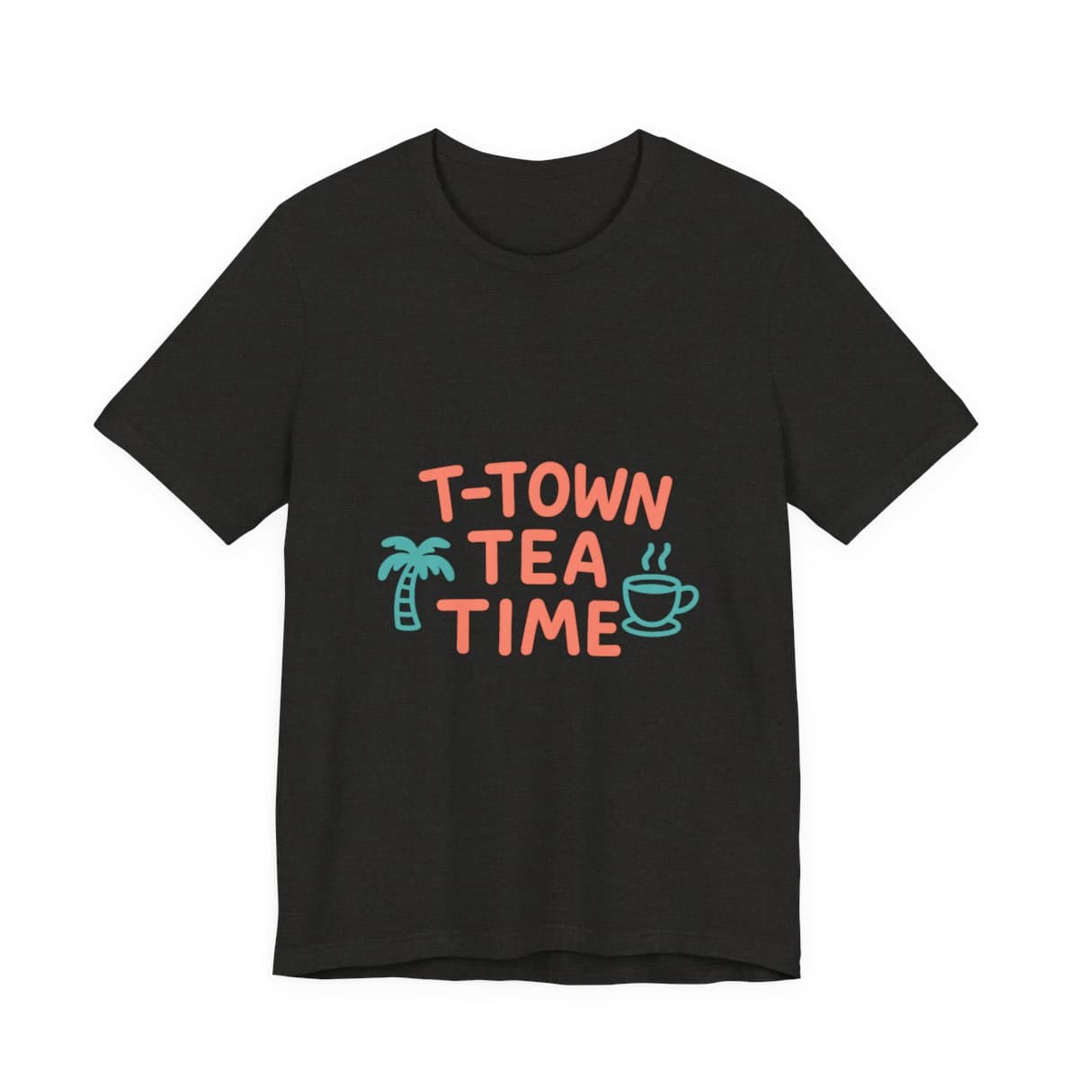 T-Town Tea Time Tee - Black Heather
