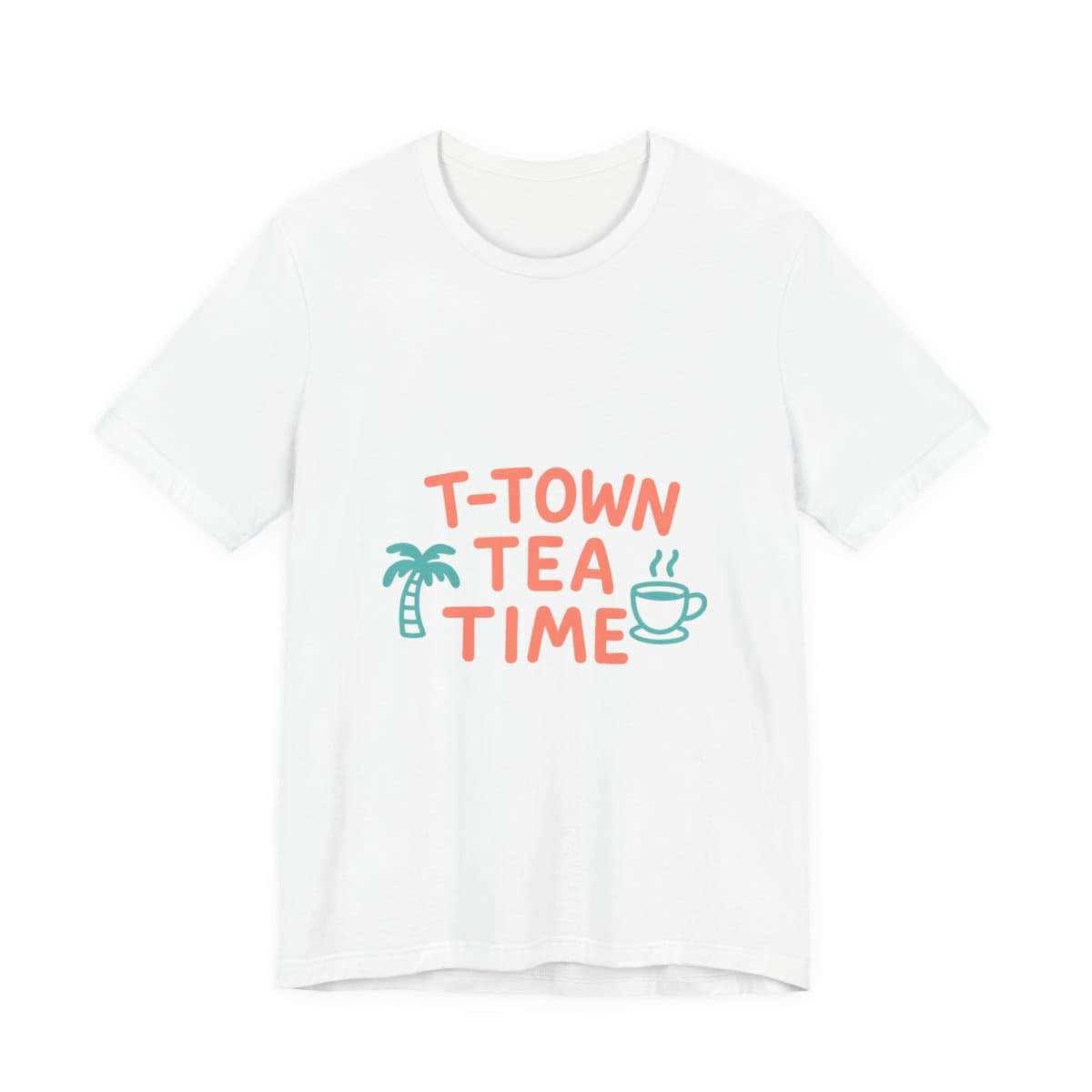 T-Town Tea Time Tee - White